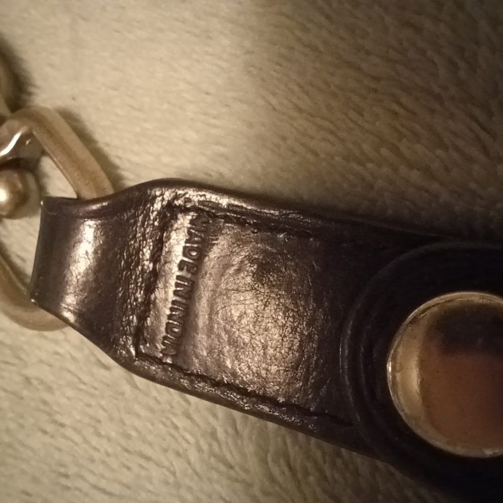 Vintage Coach Black Leather Keychain - Picture 6 of 10